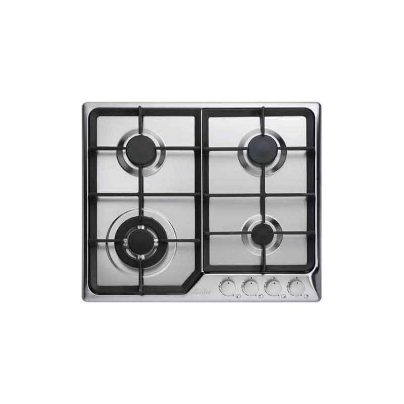 Sauter Gas Cooktops - 60cm - Stainless steel - 4 Burners - Security Sensors - SHE6010IX
