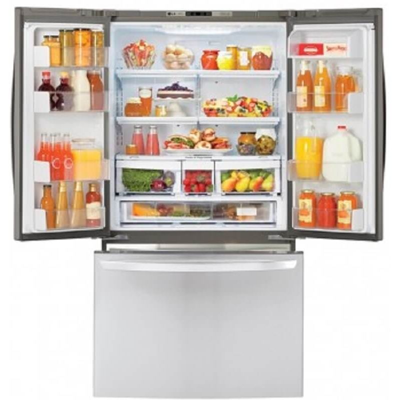 Buy online LG Refrigerator 3 doors 580L Inverter No frost GRB253MAJ