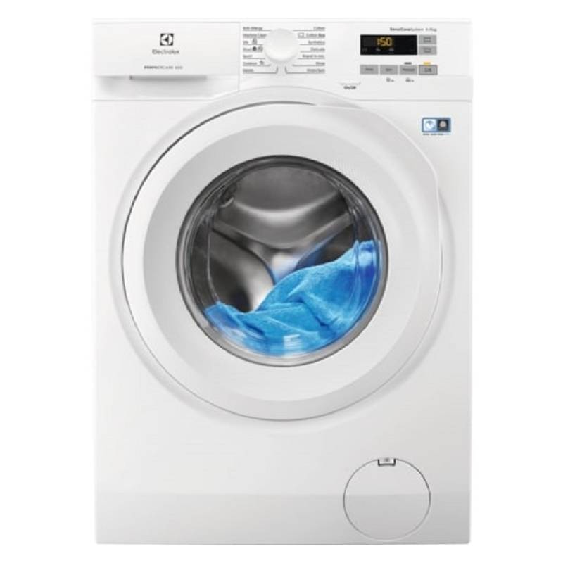 Electrolux Front Loading Washing machine - 7 Kg - 1200 RPM - White - EW6F5722ABM