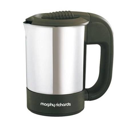 Stainless steel kettle for hiking morphy richards model 43042 power 1000 watts and 2 cups