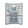 Midea Multi-doors refrigerator - 637 Liters - 90 cm - Stainless steel - HQ-840WENS