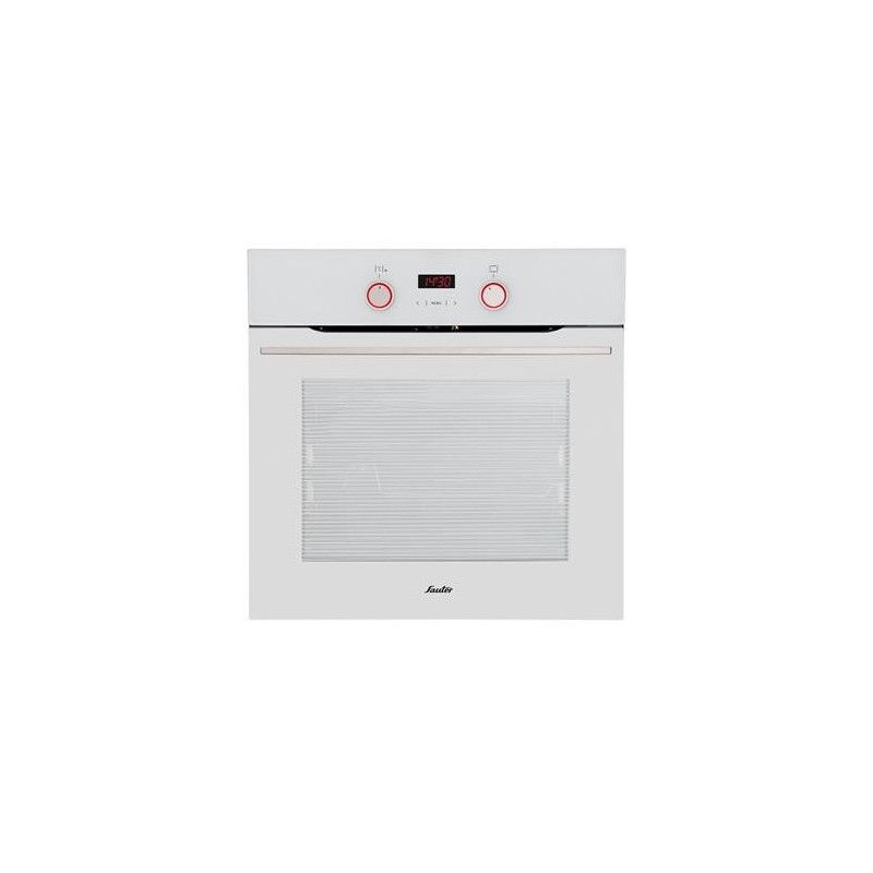 Sauter Built-in Oven 66L Pyrolysis - White - with telescopics trails - 3900WP