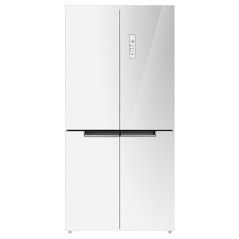 Midea Multi-doors refrigerator - 482 Liters - No Frost - White glass - HQ-627WEN(GW) 6330