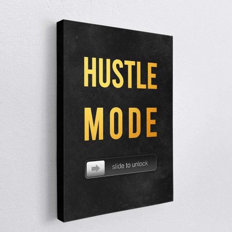 KZO Canvas - Hustle mode - Premium Quality - Made in Israel