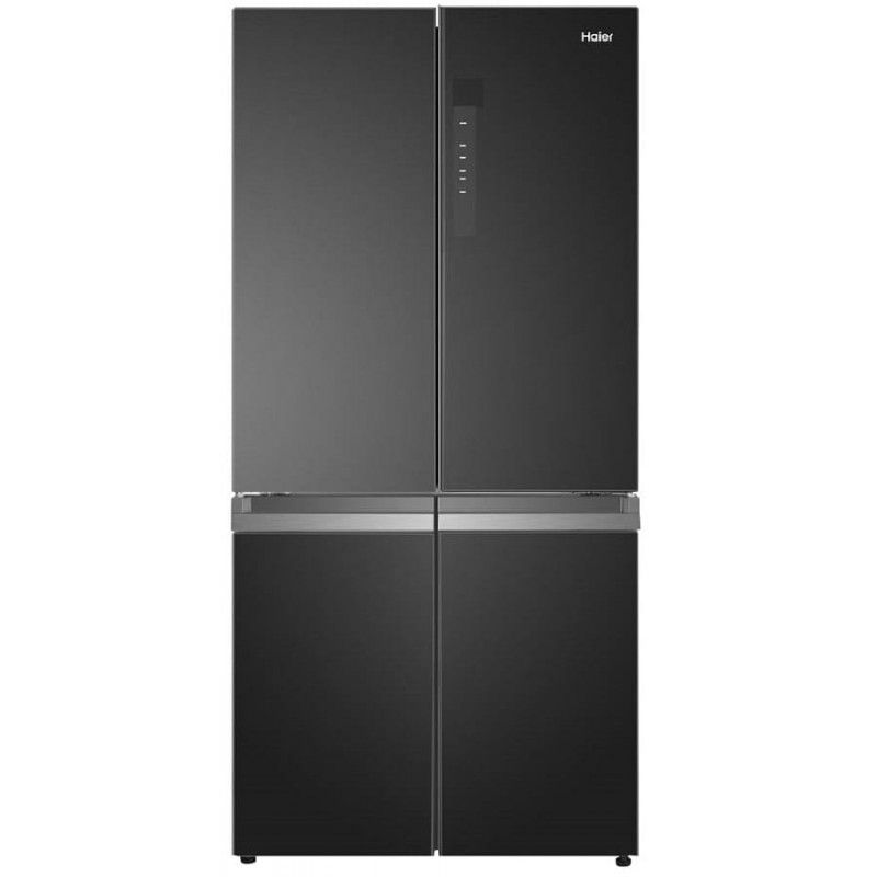 Haier Refrigerator 4 doors 486L- Inverter - Black Glasses - HRF490FB