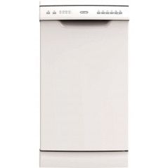Delonghi Slimline Dishwasher - white - 10 Sets - Aqua Stop - WMD13