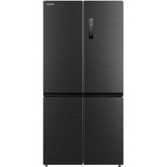 Toshiba refrigerator 4 doors - 648L - No Frost - Black - 2021 - GR-RF646WE-PML