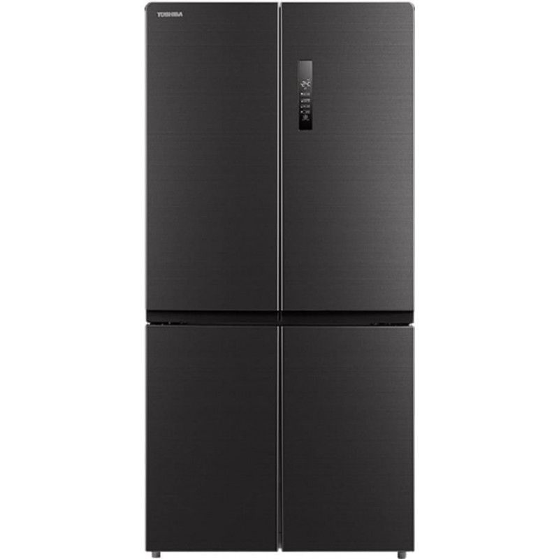 TOSHIBA 4-door refrigerator - 648 liters No Frost black- GR-RF646WE-PML