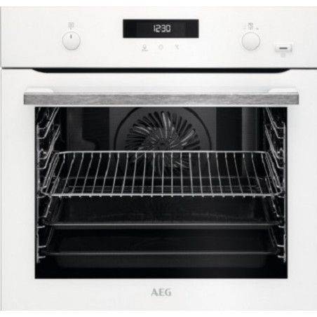 AEG Built-in Oven 71L - White - STEAMBAKE - BPE255632W