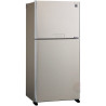 Sharp Refrigerator top freezer - Shabbat Function - 517 Liters - beige - SJ3650BE