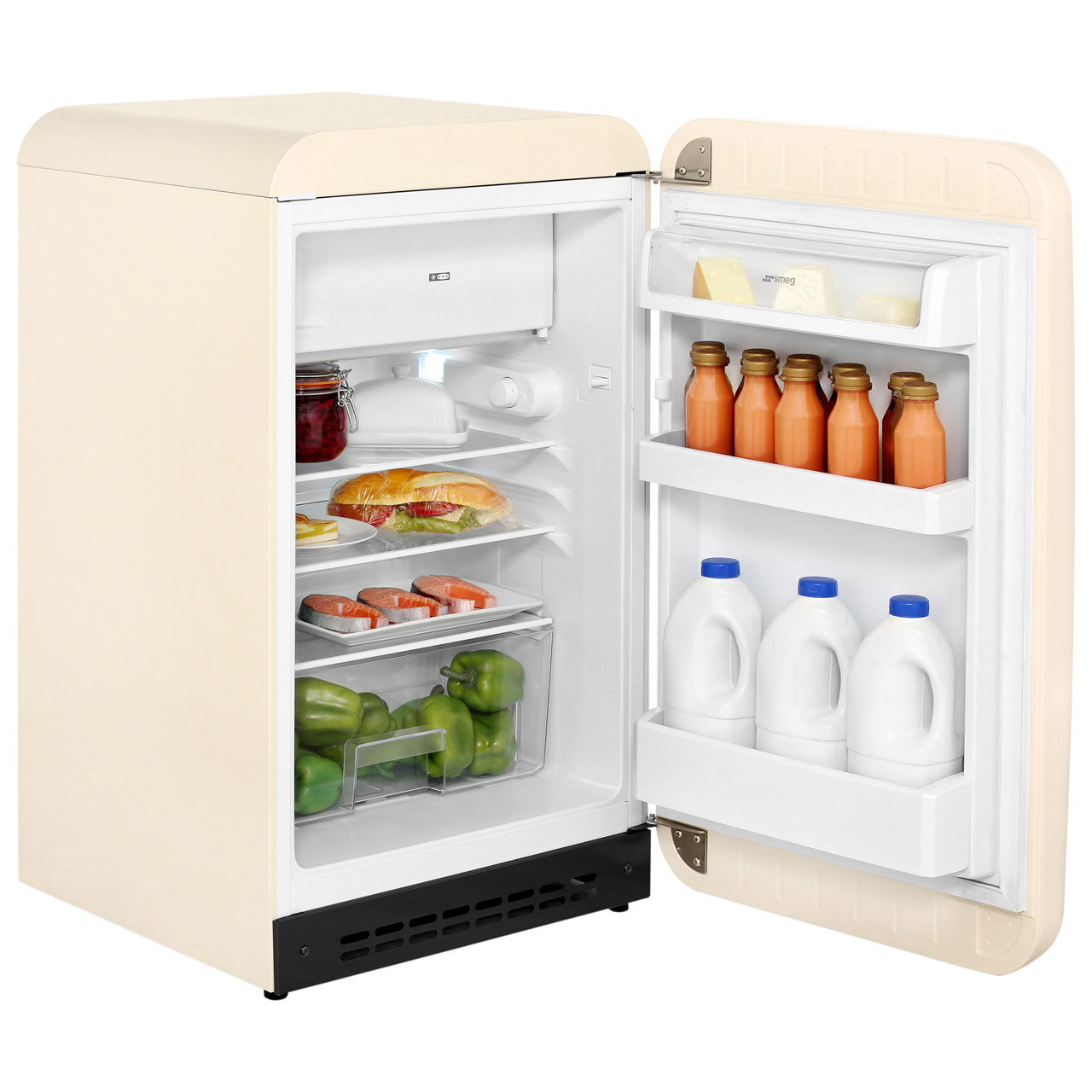 Smeg Kühlschrank Retro Creme / SMEG Retro-Kühlschrank mit Mickey Mouse ...
